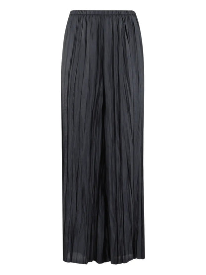Pleated Wide-Leg Trousers