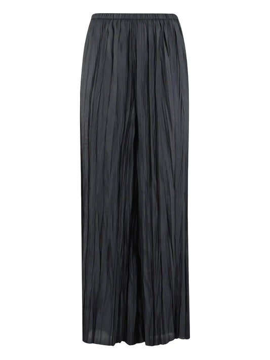 Pleated Wide-Leg Trousers