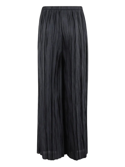 Pleated Wide-Leg Trousers