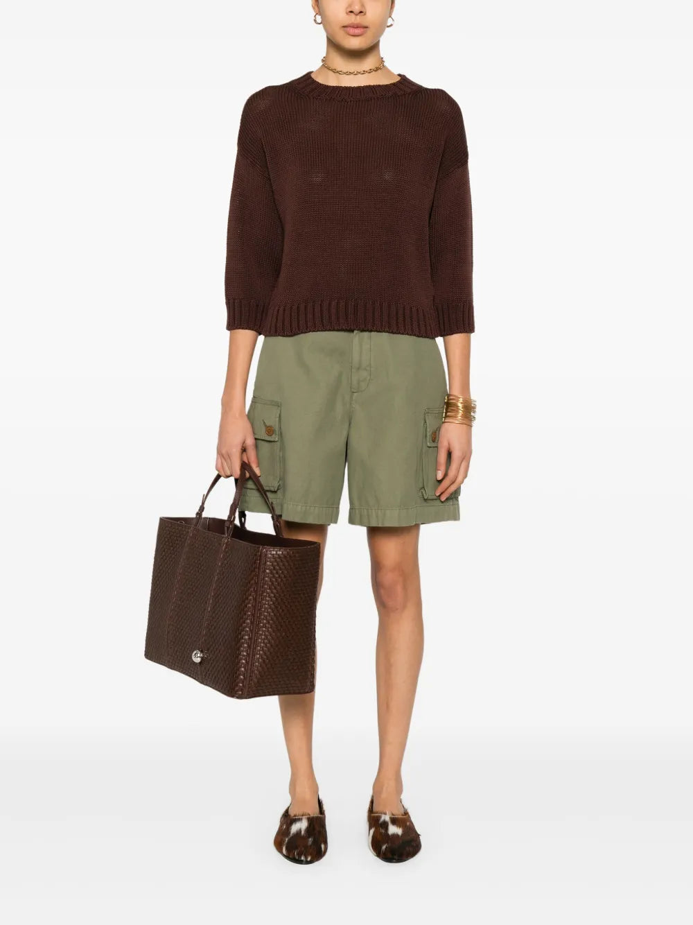 Cotton Cargo Shorts