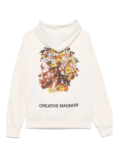 Rubberised-Logo Hoodie