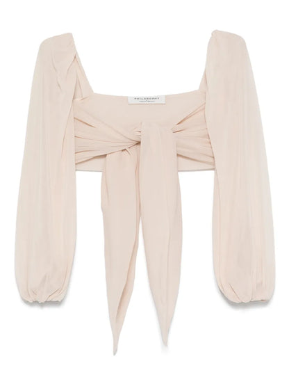 Draped-Detail Top
