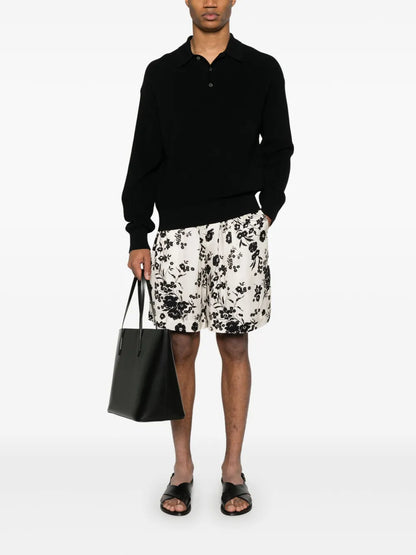 Floral-Print Shorts