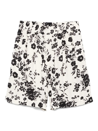 Floral-Print Shorts
