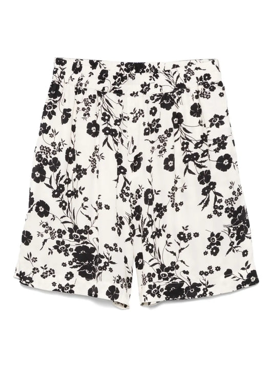 Floral-Print Shorts