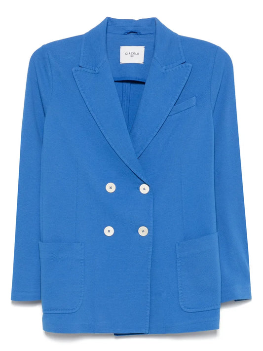Piqué-Weave Blazer