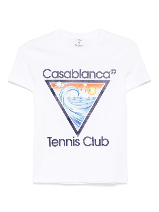 Tennis Club Icon-Print T-Shirt