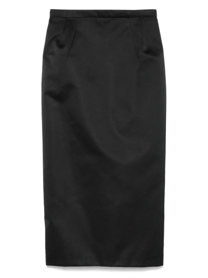 Satin Midi Skirt