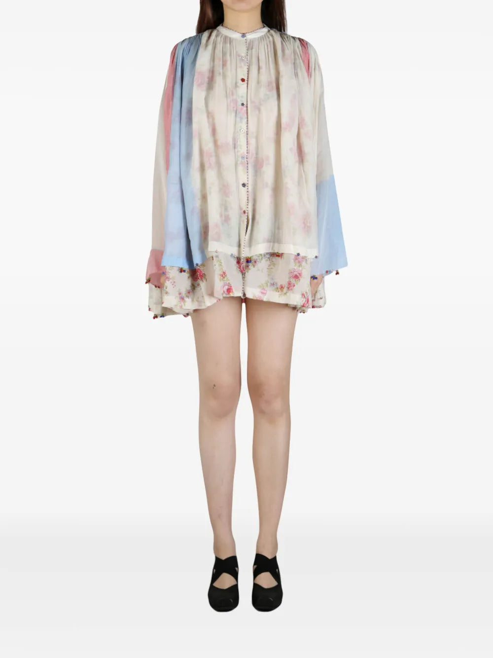 Floral-Print Shirt