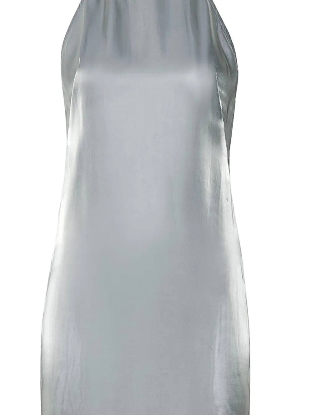 Metallic-Effect Organza Gown