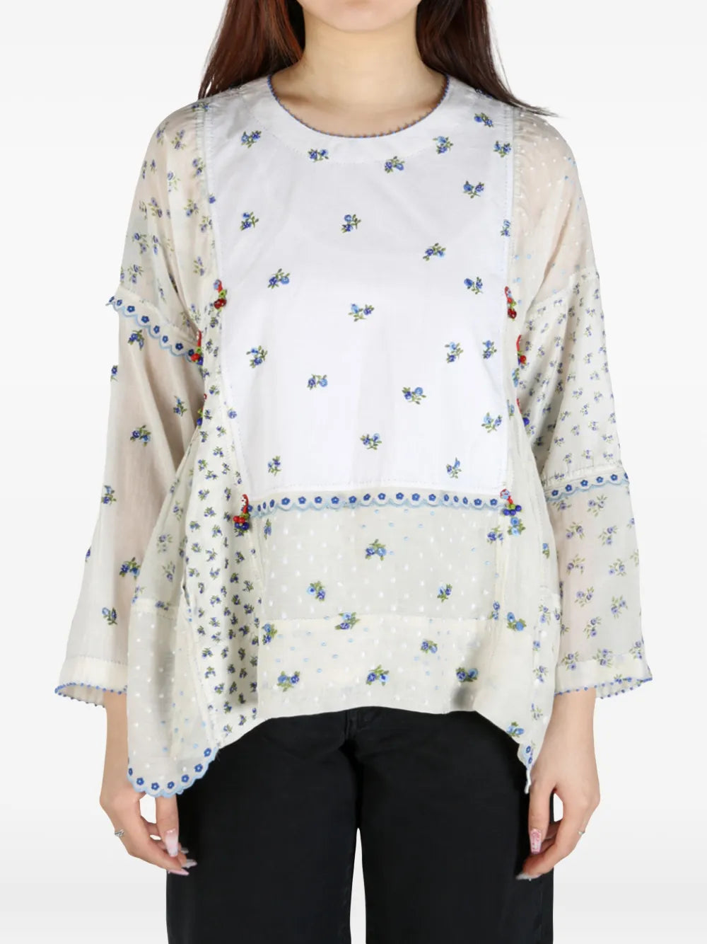 Floral-Print Top
