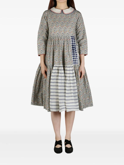 Patchwork-Motif Dress