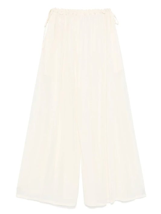 Mesh Palazzo Pants