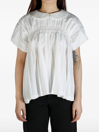 Pleated Blouse