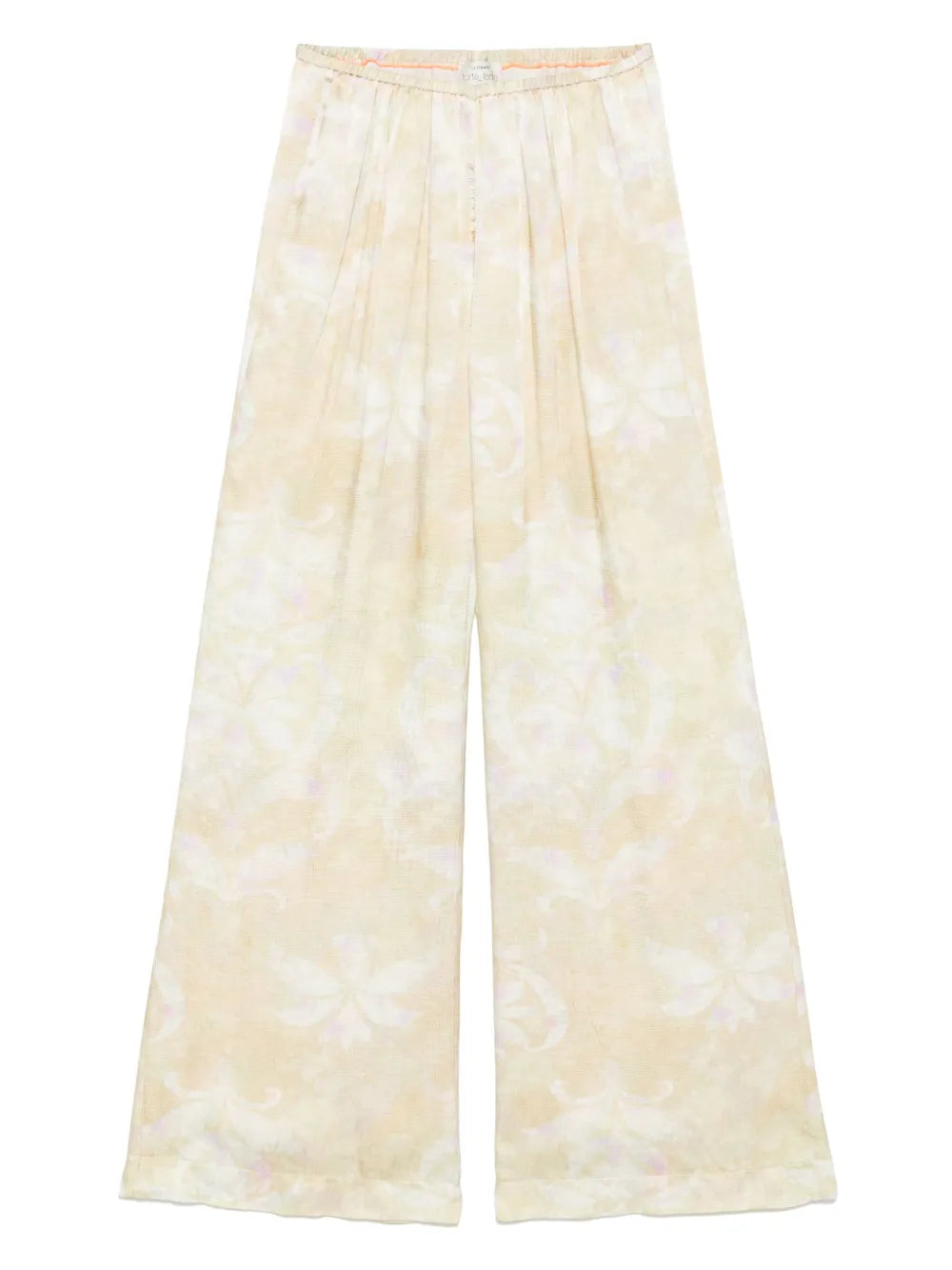 Abstract-Print Trousers