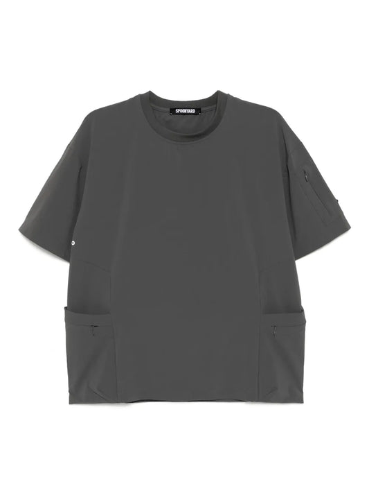 Packable Side Zip Pockets T-Shirt