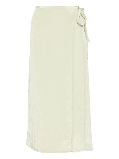 Wrap-Design Midi Skirt
