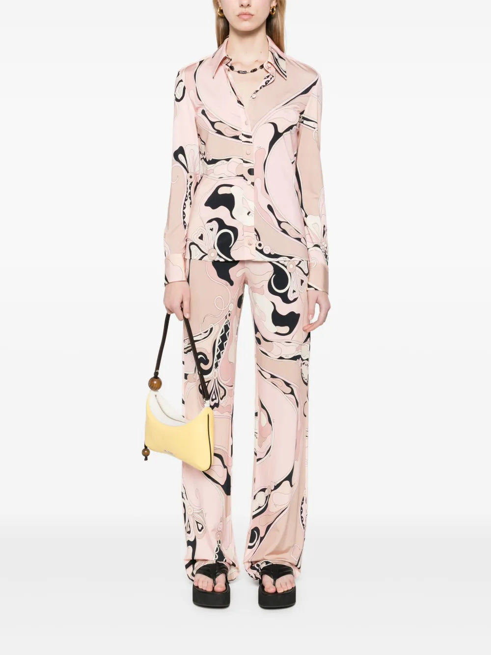 Orchidee-Print Shirt