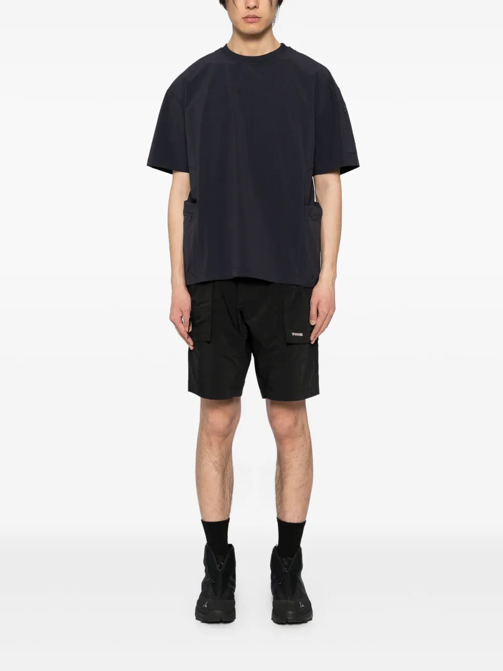 Packable Side Zip Pockets T-Shirt