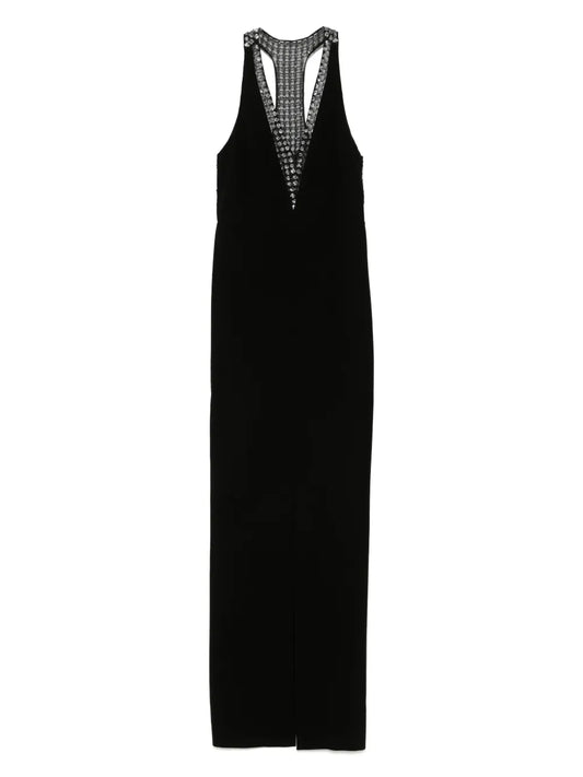 Sequin-Embellished Maxi Dress