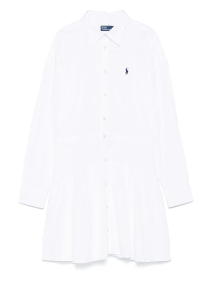 Polo Pony-Embroidery Mini Dress