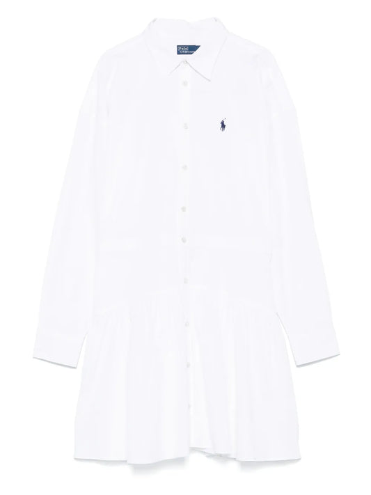 Polo Pony-Embroidery Mini Dress