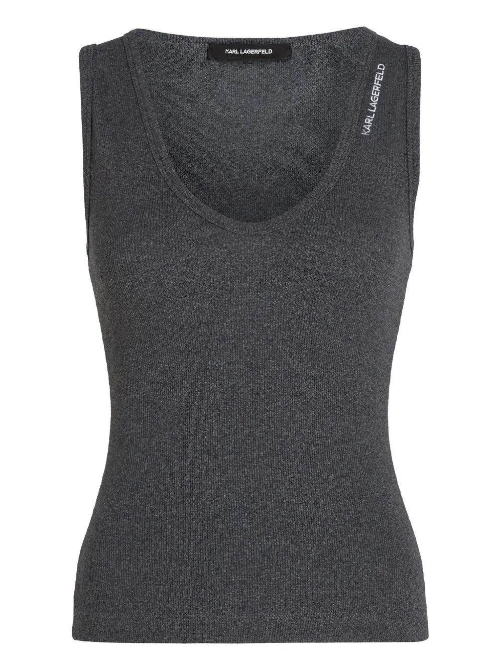 V-Neck Ribbed Tank Top