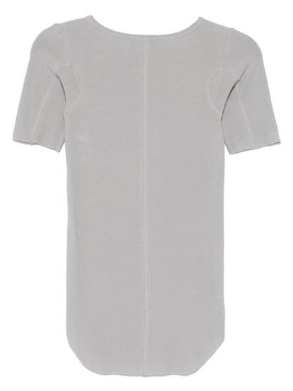 Fine-Ribbed T-Shirt