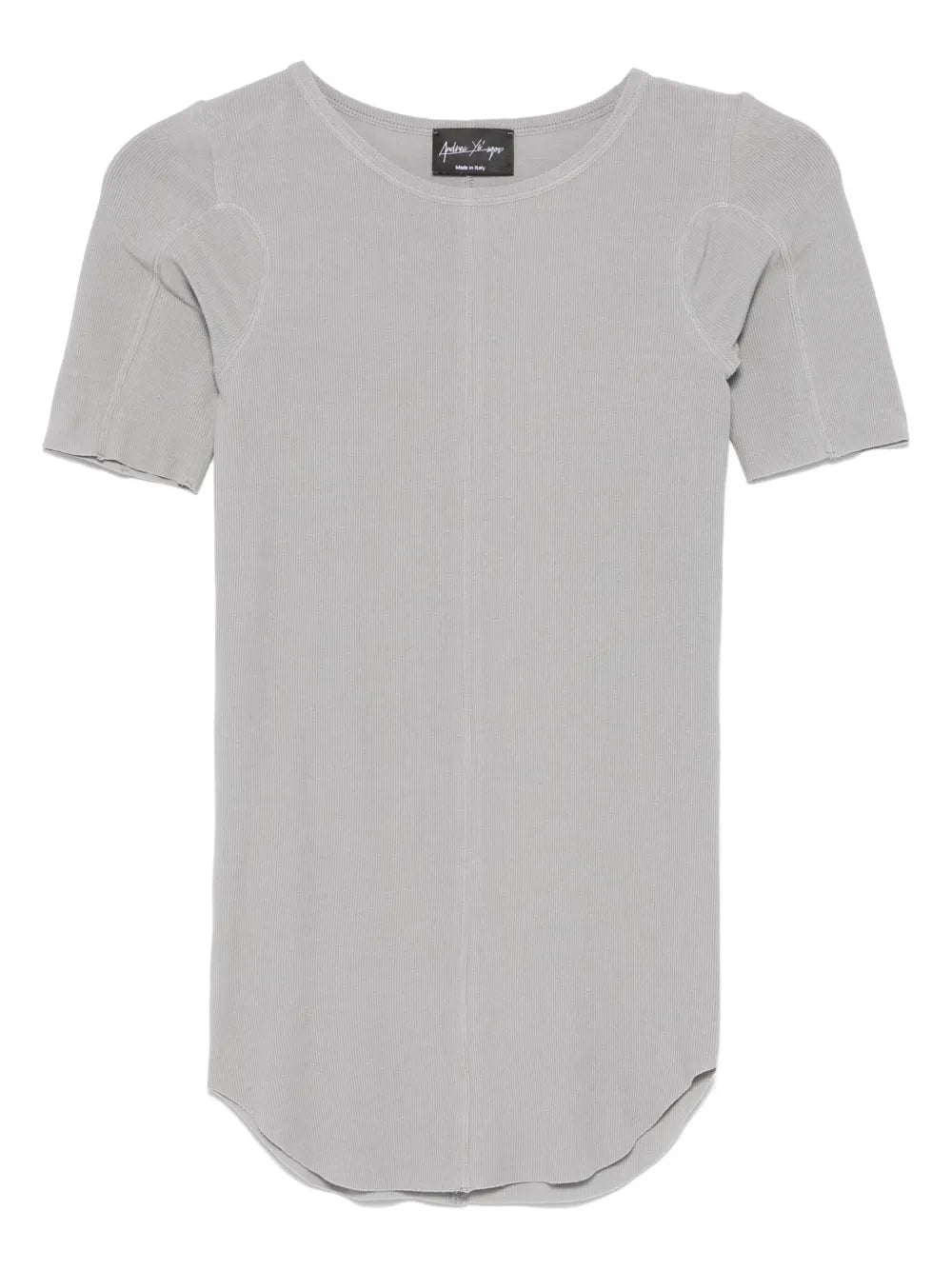 Fine-Ribbed T-Shirt