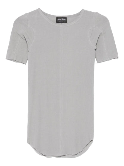 Fine-Ribbed T-Shirt