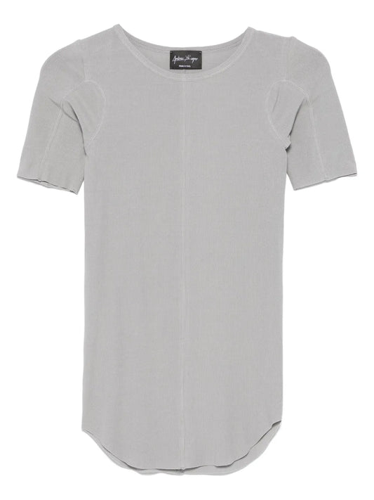 Fine-Ribbed T-Shirt