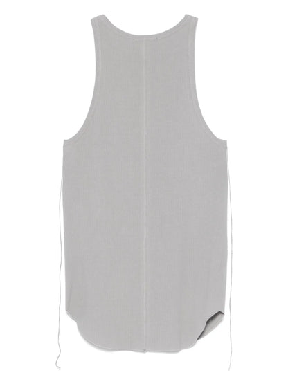 Fine-Ribbed Tank Top