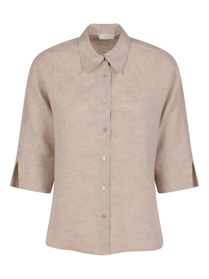 Button-Up Linen Shirt