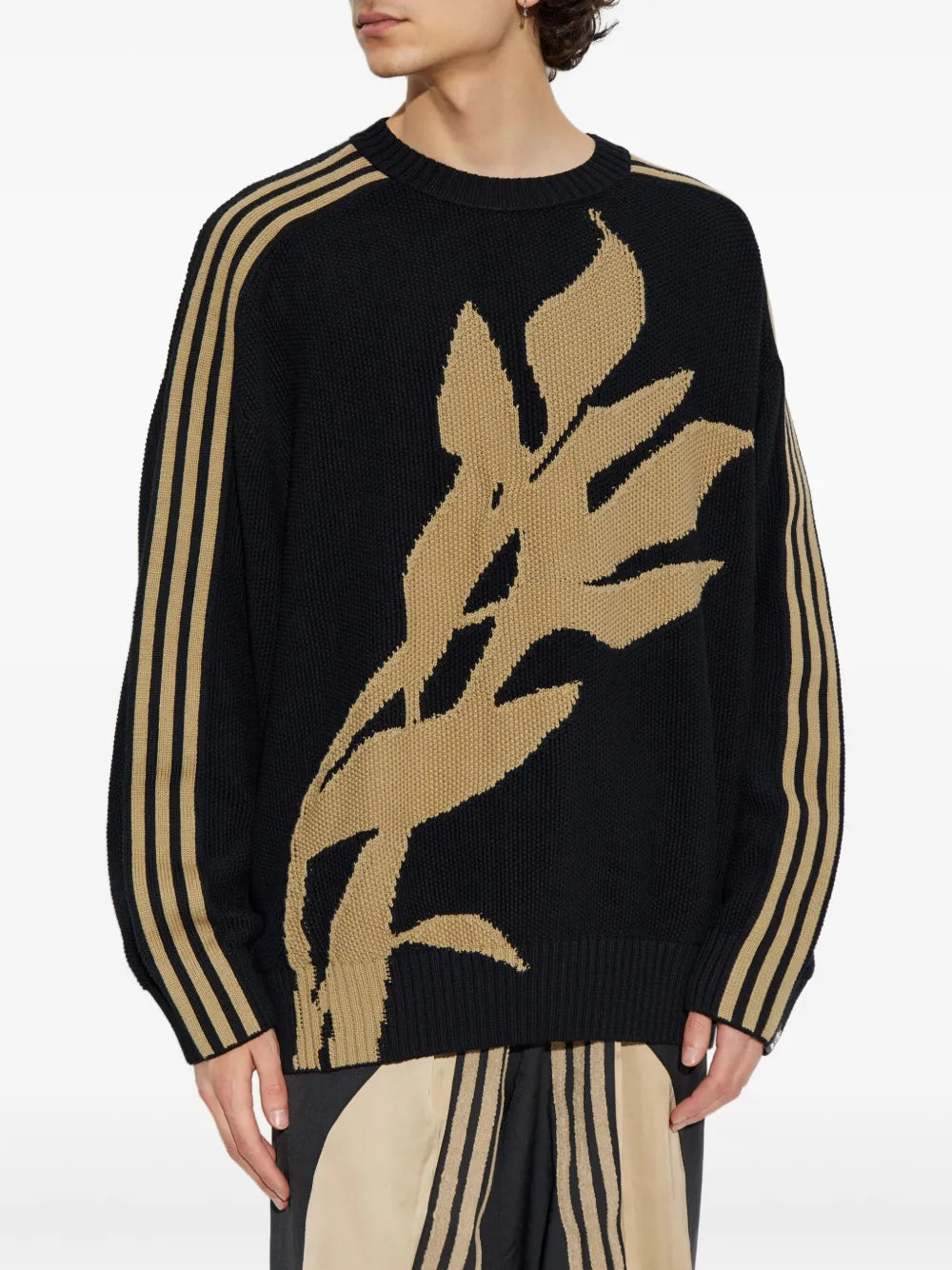 Floral-Embroidered Jumper