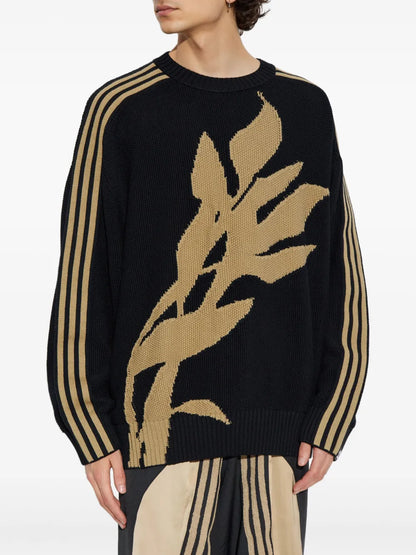 Floral-Embroidered Jumper