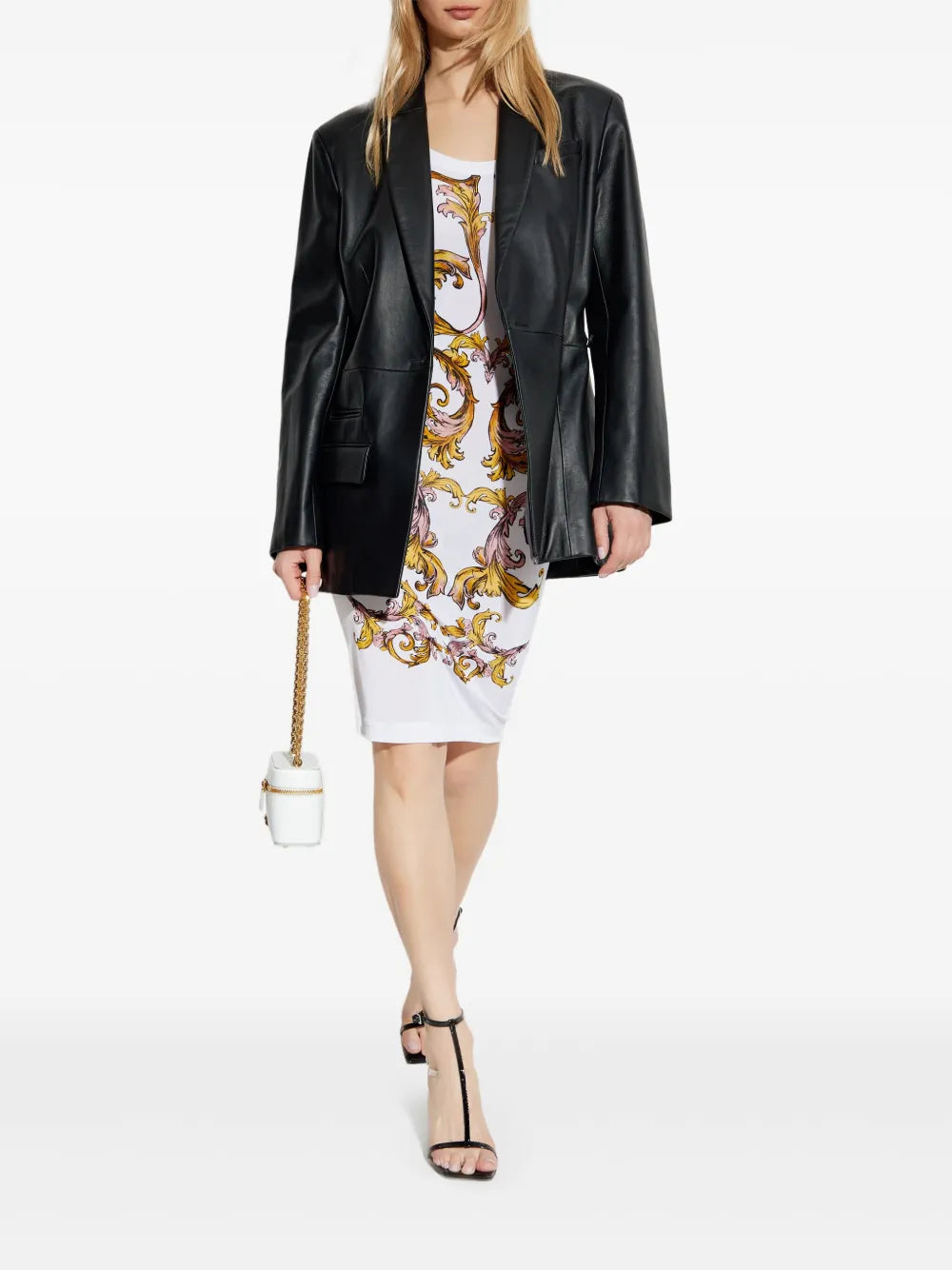 Barocco-Print Dress