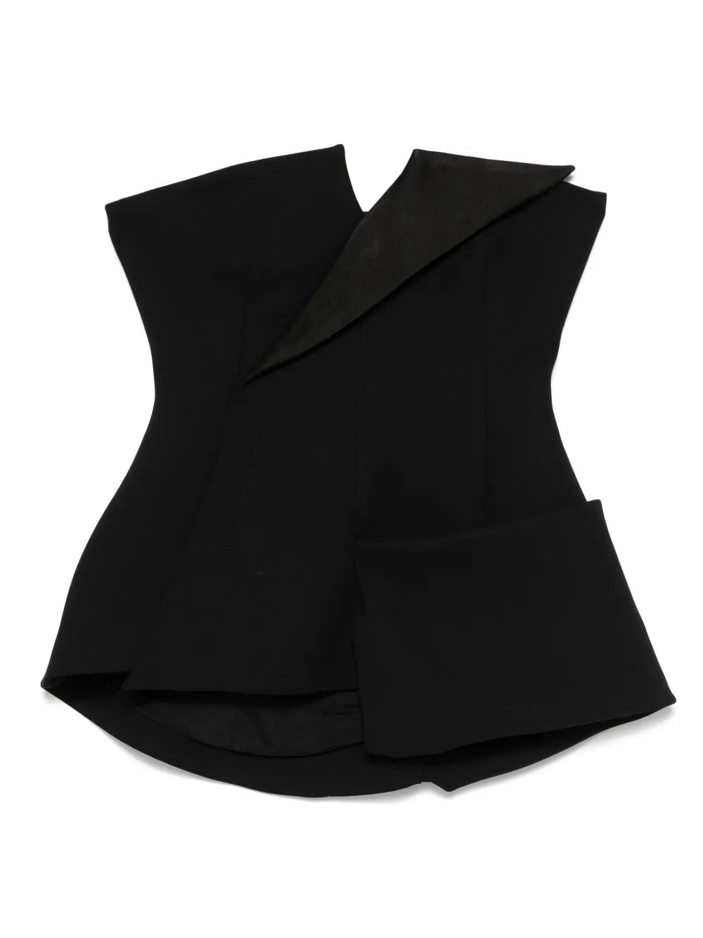 Corseted Satin Top