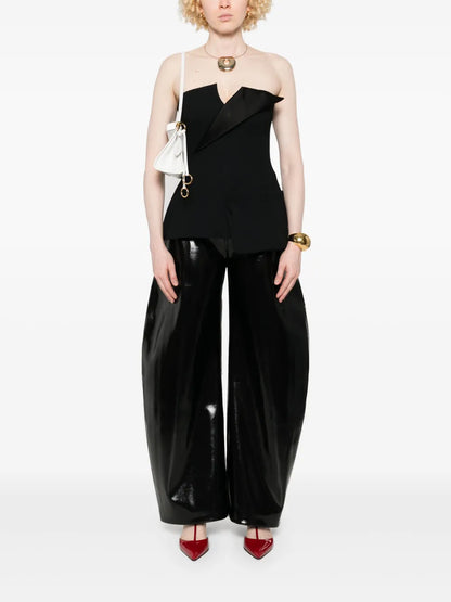 Corseted Satin Top