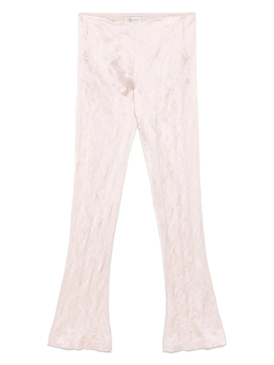 Crinkled Satin Trousers