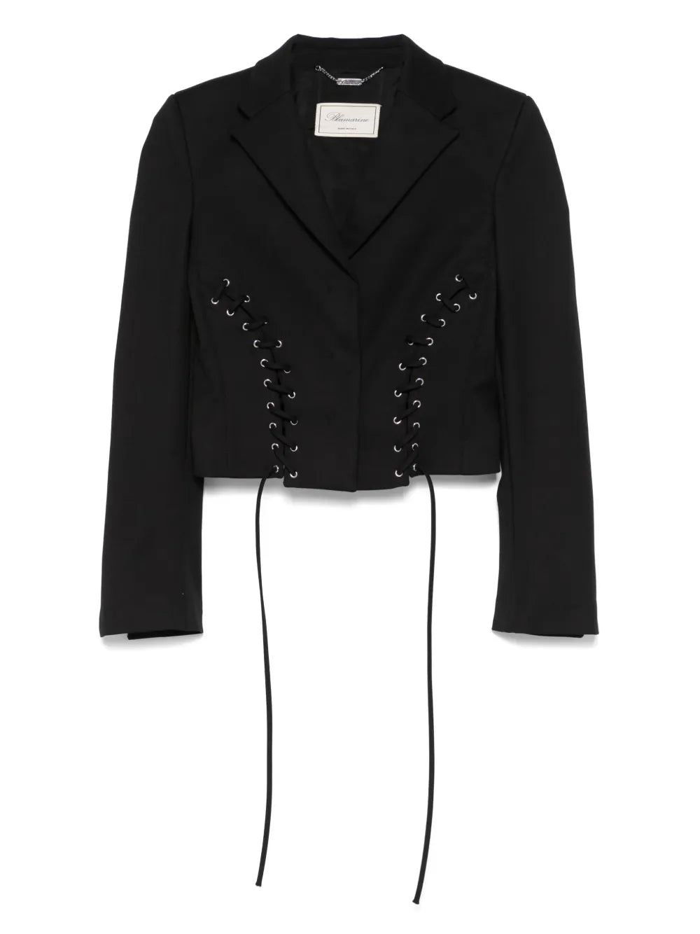 Lace-Up Detail Jacket