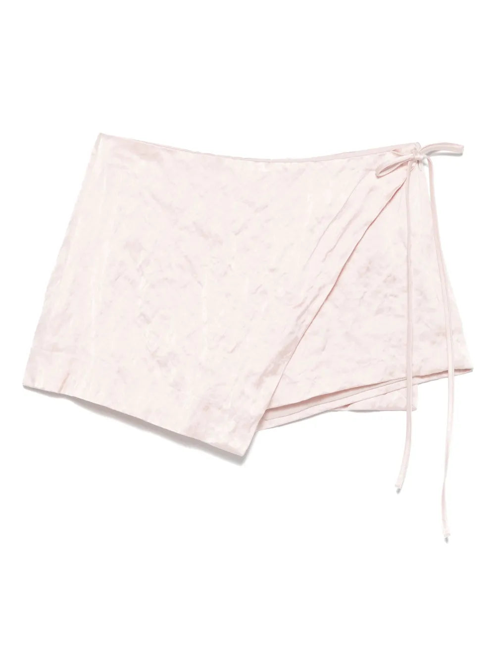 Crinkled-Satin Shorts