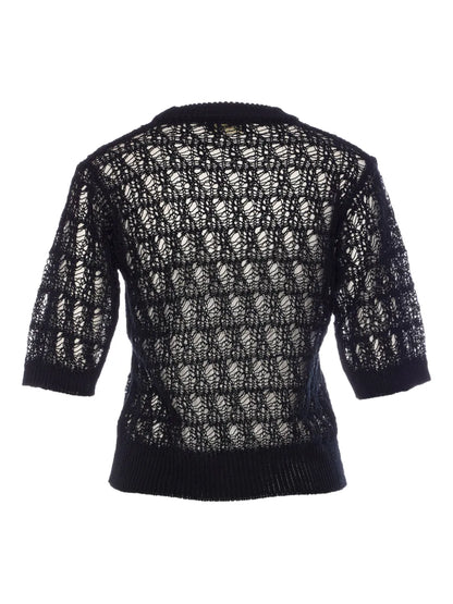 Open-Knit T-Shirt