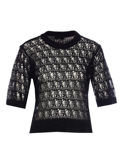 Open-Knit T-Shirt
