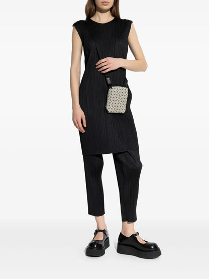 Pleated Mini Dress