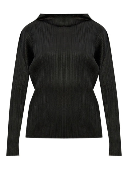 Plissé-Effect Top