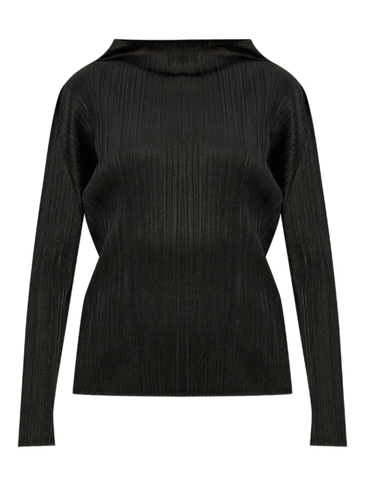 Plissé-Effect Top