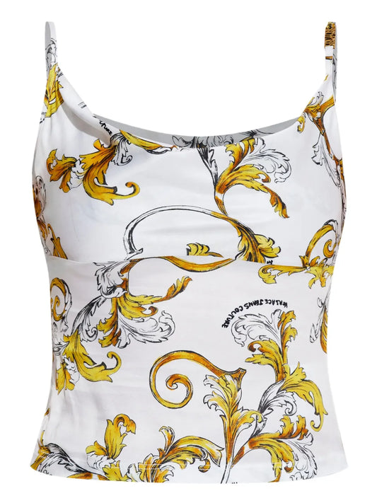 Barocco-Print Top