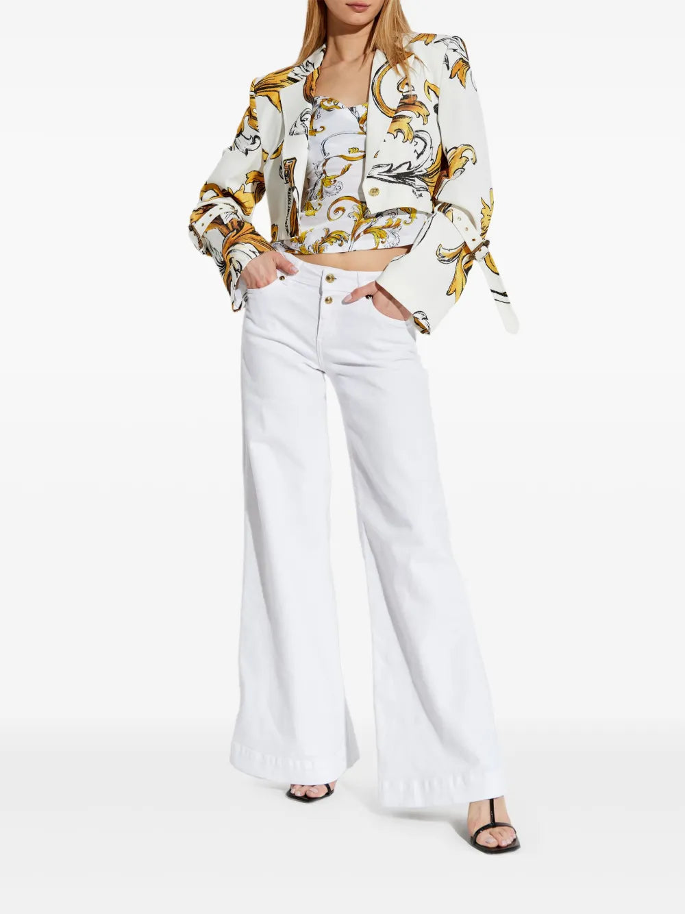 Barocco-Print Top