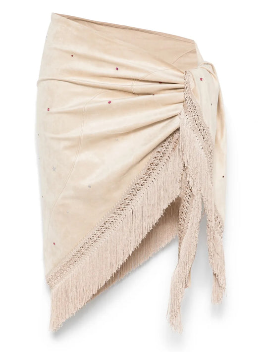Crystal-Embellished Cover-Up