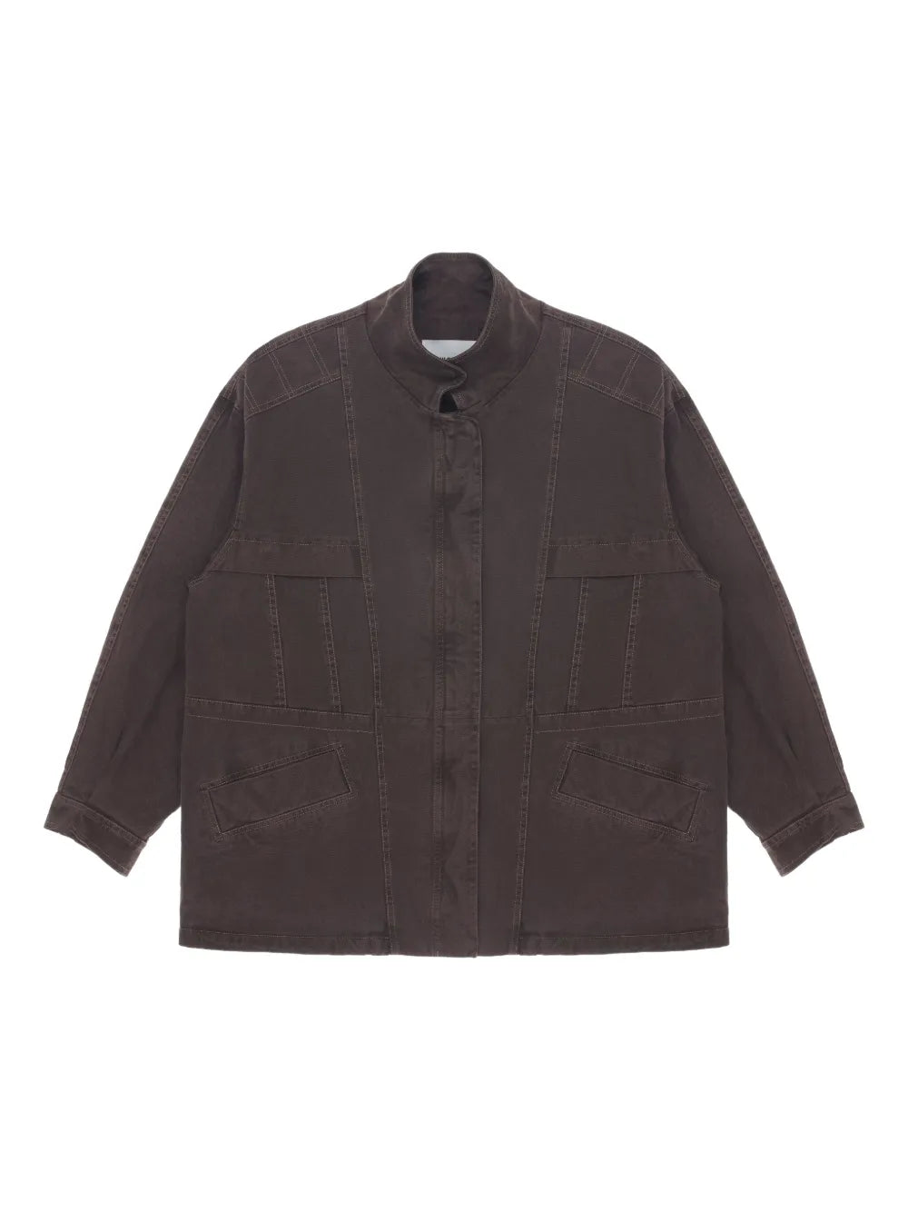 Stitch-Detailing Utility Jacket